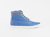 Juniors Timberland Earthkeepers 1894A Blue Leather Sneakers Casual Zip Up Boots